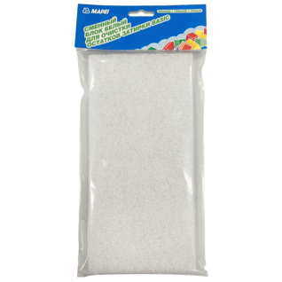 Сменный блок МАПЕИ для очистки остатков фуги белый 250*120*20 мм