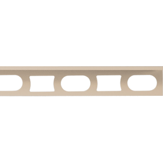 Профиль из алюминия декоративный L-образный ZV10 №132 (Бежевый 2000)																												