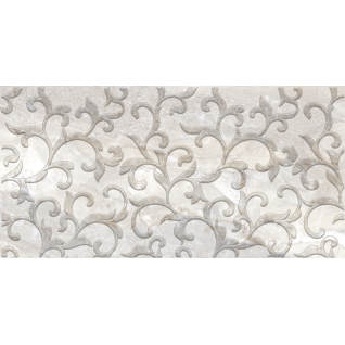 Michel  бежевый 25x50 декор глянцевый