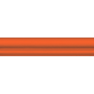 Клемансо багет оранжевый 3x15 бордюр глянцевый BLD040