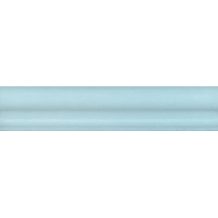 Мурано голубой 3x15 бордюр глянцевый BLD019
