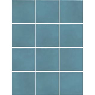 Бахия бирюзовый 29,8х39,8 керамический гранит глянцевый (из 12 частей 9,8*9,8) KM1010G0060N