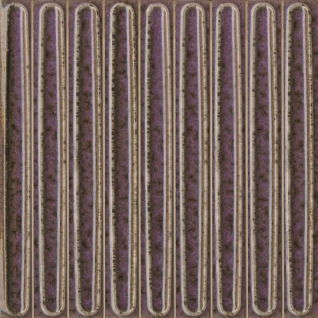 Далия чипсет фиолетовый 20х20 декор глянцевый KMD2SOB005BN