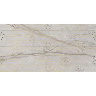 Ифран серый светлый 60х119,5 декор глянцевый KMD3STA029BR