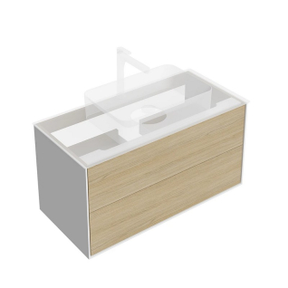 Тумба подвесная Plaza Modern 100 см, цвет дуб виченца