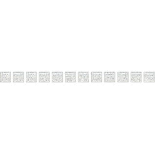 Карандаш белый серебро 1,4x20 бордюр глянцевый POF001