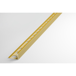 Профиль алюминиевый L-образный окантовочный золото ПК 01-12.2700.02л