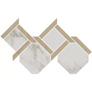 Монте Тиберио наборный 29,5x48 декор лаппатированный ID169