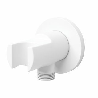 Подключение для шланга A148 белый Soft-touch