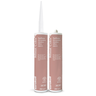 Герметик силиконовый KeraKoll Silmat Color матовый КК130 Коралловый 290 мл