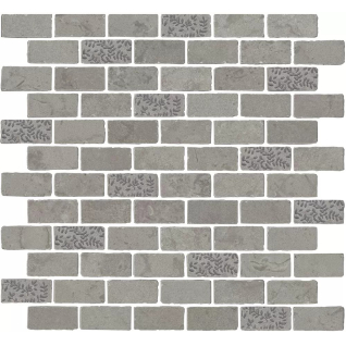 Про Лаймстоун Антика мозаичный 2 серый 32x30 декор матовый MBD010