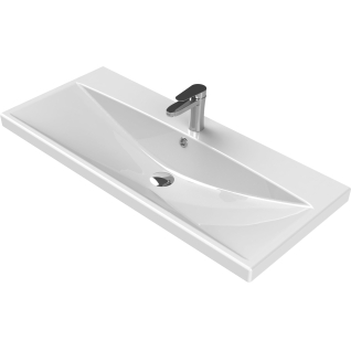 Умывальник Elite 120х45 мебельный/подвесной без крепления, белый, VB032B52U00