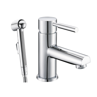 Main 4108 Смеситель для умывальника с гигиенической лейкой