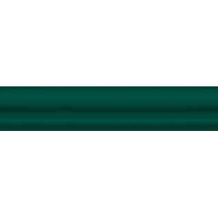 Клемансо багет зеленый 3x15 бордюр глянцевый BLD035