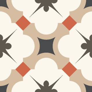 Bristol Beige 19,6x19,6 керамический гранит матовый карвинг