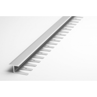 Профиль алюминиевый Т-образный стыковочный гнущийся серебро ЛК 15.2700.01л