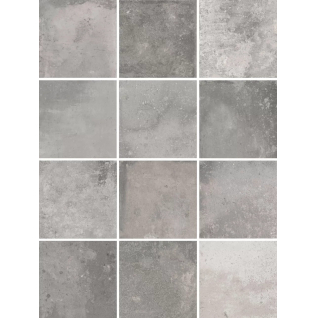 Спартель серый 9,8x9,8 керамический гранит матовый (из 12 частей 9,8*9,8) KM1010G0011N