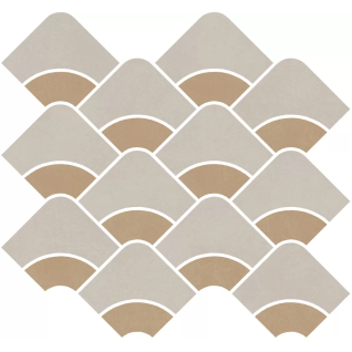 Таделакт наборный серый светлый, желтый 28x30 декор матовый KMD2HID009BR