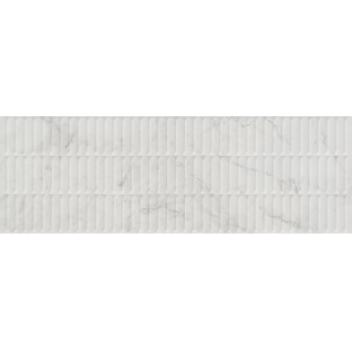 Тубкаль белый 30x89,5 плитка глянцевый структурный KM3090B0160R