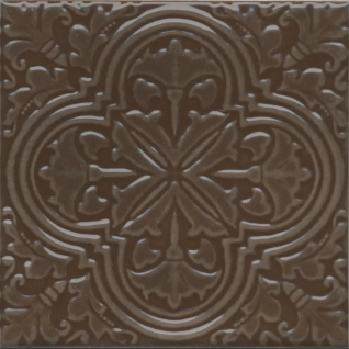 Фес коричневый 15x15 декор глянцевый KMD3STA005BN
