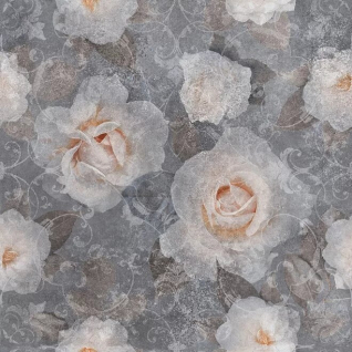 Турнель декорированный 80x80 керамический гранит матовый DL841090R