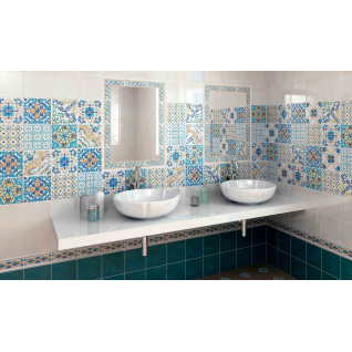 Капри синий 20x20 плитка глянцевый 5239