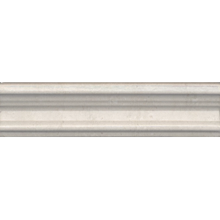 Туф багет бежевый светлый 5x20 бордюр глянцевый BLB051