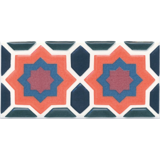 Алькасар 7,4x15 декор глянцевый HGD\A325\16000