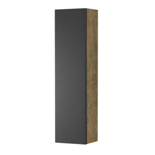Шкаф пенал для зеркала Терра 24 Дуб Кантри/Антрацит