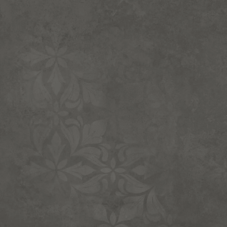 Хадду декорированный серый темный 40,2x40,2 керамический гранит матовый KM4040G0091N