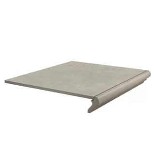 Хадду серый светлый 34x40,2 ступень фронтальная с капиносом матовый KM4040G0011NGTF