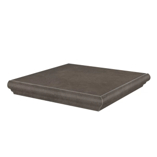 Хадду коричневый 34x34 ступень угловая с капиносом матовый KM4040G0031NGTA