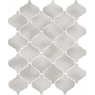 Арабески майолика серый светлый 26x30 мозаика глянцевый 65011