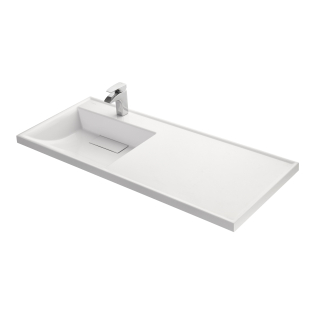 Умывальник Лондри 120 левый, белый