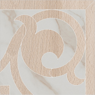 Карелли угол наборный 15,5x15,5 декор лаппатированный ID120T