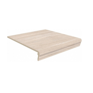 Пантеон бежевый 40,2x34 ступень фронтальная с капиносом матовый SG157200R\GR