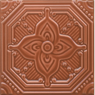 Салинас оранжевый 15x15 декор глянцевый SSA005