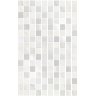 Гран Пале мозаичный белый 25x40 декор глянцевый MM6359