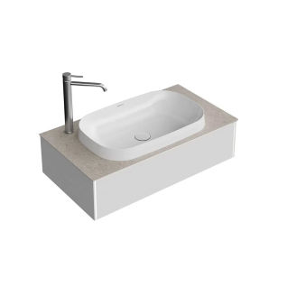 Тумба подвесная Magica 90,  утренний серый