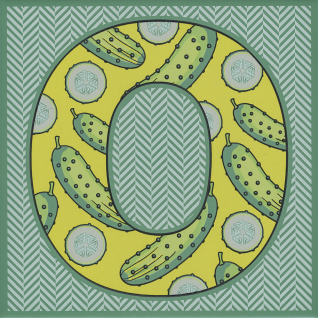 Сад-огород "Огурец" 20x20 декор матовый HGD\A545\5278