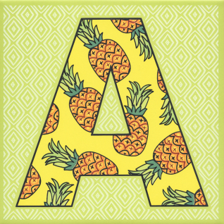 Сад-огород "Ананас" 20x20 декор матовый HGD\A546\5110