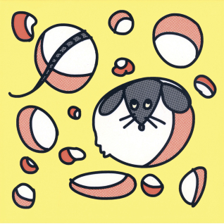 Кошки-мышки "Сыр и Мышка" 20x20 декор матовый NT\A137\5109