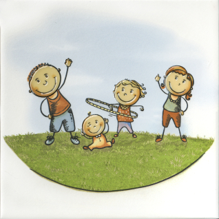 Веселые старты "Аэробика" 20x20 декор комбинированный OS\A252\5009