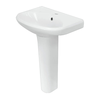 Умывальник пьедестальный Самарский 57 белый