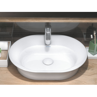 Умывальник Canaletto 60х47 накладной белый