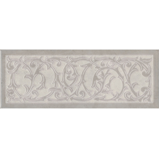 Монсанту 3 серый светлый 15x40 декор глянцевый HGD\B504\15147