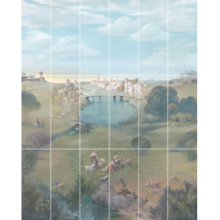 Резиденция 120x150 панно (из 18 частей 20x50) VB\A01\18x\7071T