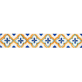 Капри майолика 3,6x20 бордюр глянцевый STG\A350\5232