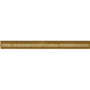 Карандаш золотой 2x20 бордюр глянцевый PLA002