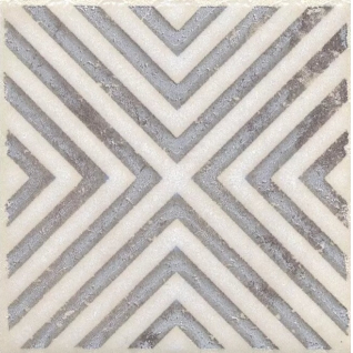 Амальфи орнамент коричневый 9,8x9,8 вставка матовый STG\A403\1266H